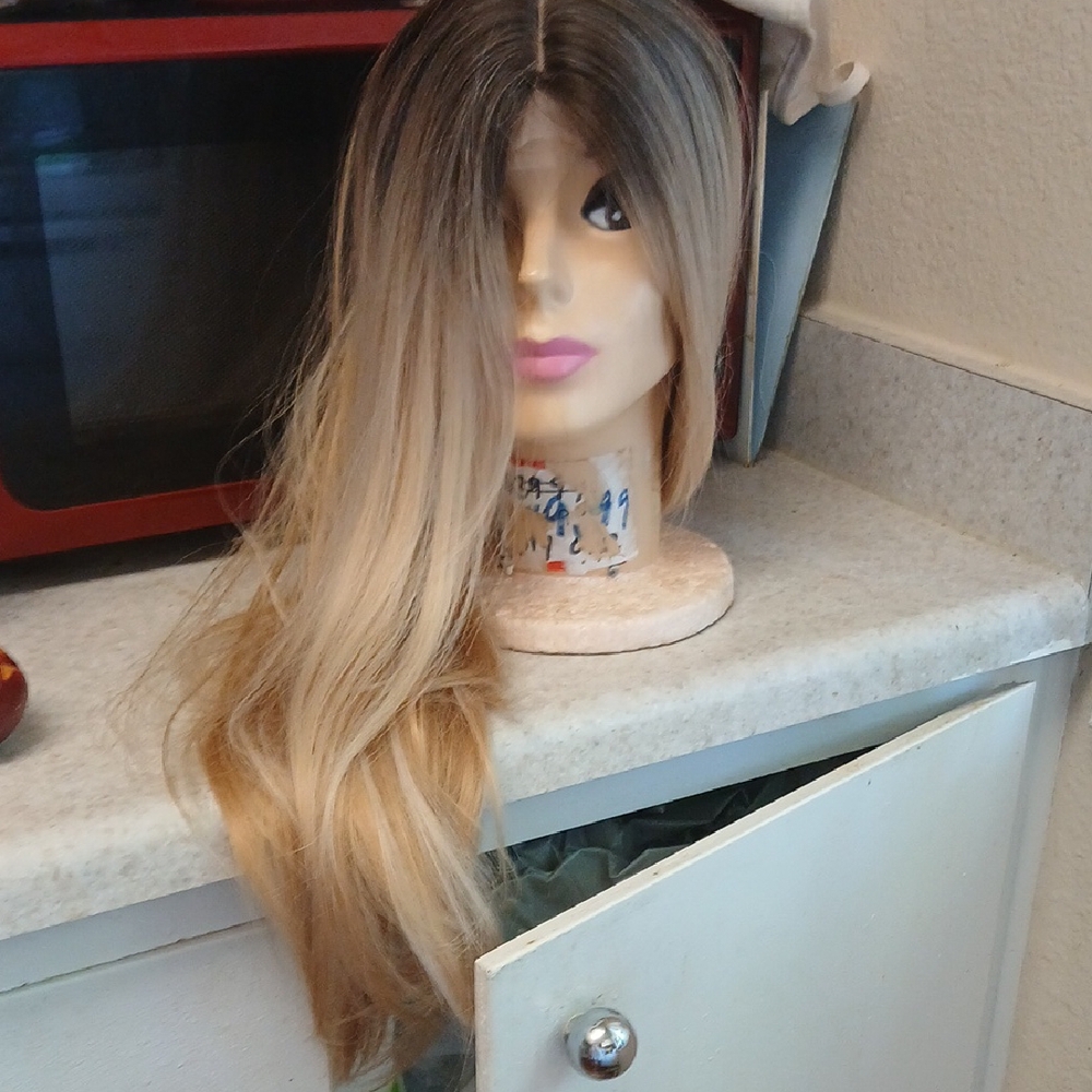 Ombre Blonde Wig for Women